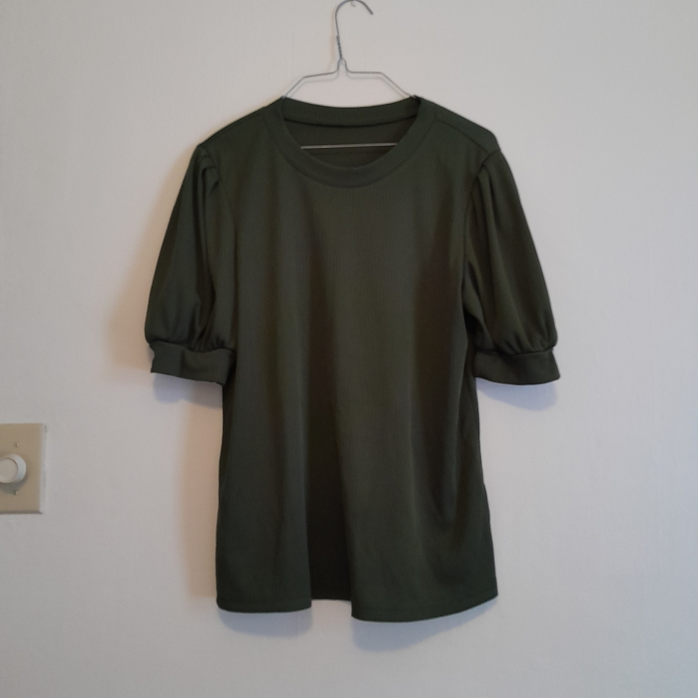 Olive Green Women's Top